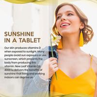 New Leaf Vitamin D3 & K2 High Strength 365 Tablets